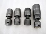 Vintage Mac Tools 1/2" Drive 5/8" 11/16" 3/4" 7/8" 6pt Flex Impact Sockets Usa. Fixed Price $69.95.