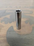 Salty Craftsman Usa 7/16" Deep Well Socket 6 Point 3/8 Drive Inverted G2. Fixed Price $5.99.
