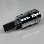Snap On Tools F52 3/8 Drive 5/16 Flat Tip Short Bit Chrome Socket Driver Usa Vgc. Fixed Price $22.39.