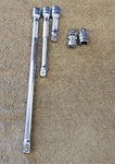 5 Snap-on Extension Universal Swivel Adapter Set 3/8" Drive Fxk 11 6 3" Fu80a A2. Fixed Price $98.33.