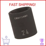 Craftsman Shallow Impact Socket, Metric, 1/2-inch Drive, 24mm (cmmt15870). Fixed Price $14.56.
