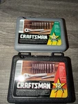 Craftsman Tools Usa 34781 34782 New 12pc Sae Metric 1/4 Dr. Socket Ratchet Sets. Fixed Price $139.00.