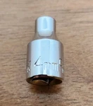 Craftsman Usa 4mm Socket 6 Point 1/4" Drive Ee. Fixed Price $9.50.