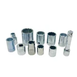 Bonney, Proto, Stanley 3/8 In Extension And 1/2 Drive Socket Set, Usa 11 Pcs. Fixed Price $36.55.