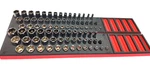 New Snap-on 84pc 3/8" Drive Metric Sae 6-point Master Socket Set Red Foam Holder. Fixed Price $1999.99.
