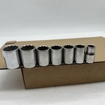 Vintage Craftsman Usa 1/2" Drive 7pc 12pt Socket Set 1/2 - 1-1/16 G Series Read. Fixed Price $19.95.
