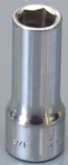 Bonney Tools, 3/8" Drive Chrome Deep Socket, Sae, 6 Pt, #tlh12. Fixed Price $7.20.