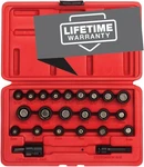Sunex Tools 1818 1/4-inch Drive Magnetic Fractional And Metric Impact Socket Set. Fixed Price $75.99.