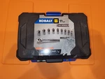 New! Kobalt 11-piece Metric Polished Chrome Mechanic's Tool Set W/ Hard Case. Fixed Price $21.00.