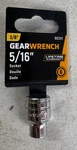 Gearwrench Kdt80351 80351 3/8" Drive 6 Point Standard Sae Socket 5/16". Fixed Price $10.74.