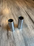 Nos Snap-on Tools 3/8" Drive Sae 9/16" 5/8" #18 #20 Hex Deep Spline Socket. Fixed Price $74.95.