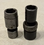 Lot Of 2 Snap On 1/2" Drive Sae 6 Pt Impact Swivel Socket Set Imb240b & Ipl22. Fixed Price $32.00.