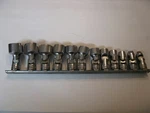Snap On 12pc Sae 3/8" Drive Universal Swivel Socket Set 5/16" 1". Fixed Price $195.00.
