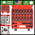 Wett 18-piece 1/2" Drive Metric Impact Socket Set With Universal Joint. Fixed Price $86.99.