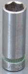 Indestro Super, 3/8" Drive Chrome Deep Socket, 1/2" Sae, 6 Pt, #2743h. Fixed Price $5.40.