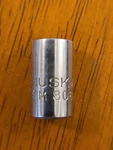 Husky 1/4" 8 Point Double Square Chrome Socket Drive Cm808 Usa Vintage. Fixed Price $5.00.