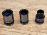 Craftsman 3/8 Drive Spline Metric Socket Set (3) 5/16", 7/16", 1/2". Fixed Price $15.00.
