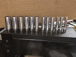 Mac Tools 1/4 Drive Socket Set Metric 6pt Md6. Fixed Price $89.00.