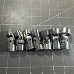 Craftsman 3/8 Drive Sae Swivel Flex Socket 7pc Set 12pt -v- Series Made In Usa. Fixed Price $76.99.