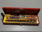 Proto Professional 16 Pcs 1/2" Dr Sae Shallow Socket Set:7/16-1 1/4, Made In Usa. Fixed Price $175.00.