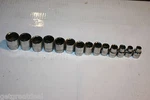 Matco Tools Snap-on 3/8" Drive 6-point Socket Set 14pcs. Fixed Price $140.00.