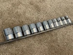 Beta 1/2" Drive Hexagon Sae 11 Piece Socket Set - 3/8" To 1" 920a-as/sb11. Fixed Price $45.00.