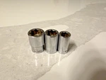 Snap On 1/4" Drive 8 Point Double Square Plug Socket Set 1/4 5/15 3/8 Guc. Fixed Price $30.00.