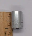 Vintage Craftsman 3/8" Drive 12mm 12 Pt Shallow Socket Metric G 44303 Usa Nos. Fixed Price $9.74.