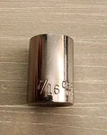 Craftsman Usa 7/16" Socket 12 Point 1/4" Drive Inverted G2. Fixed Price $9.50.