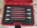 Mac Tool 7-pc 3/8 Drive Sae Long Advanced Speed Hex Driver Set. Fixed Price $100.00.