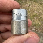 Vtg Snap-on Fv-161 3/8" Drive 1/2" 12 Point Shallow Socket Usa. Fixed Price $11.95.