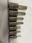 Snap On Metric 1/2inch Drive 7pc Hex Allen Socket Set 6mm-19mm. Fixed Price $185.00.