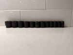 Ir Ingersoll Rand 13 Pc 1/2 Drive Sae Impact Socket Set W/ Metal Holder Rail. Fixed Price $89.99.