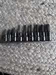 Snap-on Bit Sockets 3/8 Mix Of Metric/sae Hex (allen) Bits. Fixed Price $90.00.