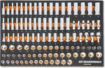 104 Piece 3/8 Drive Master Metric Socket Set In Foam Storage Tray - Gwmsskt38mm. Fixed Price $247.41.