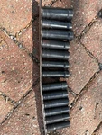 Blue-point 3/8" Drive Deep Metric & Sae Twist Impact Socket Set. Fixed Price $170.00.