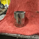 Matco Tools C366a 1-1/8" Sae Shallow Socket 1/2" Drive 6 Point Chrome Finish. Fixed Price $10.00.
