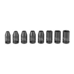 Grey Pneumatic 998et 1/4" Drive 8 Pc. External Star Impact Socket Set. Fixed Price $29.04.
