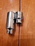 Mac Tools 3/8 Drive 9mm 6pt Shallow Deep Sockets Lot Of 2. Fixed Price $25.00.