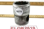 Jh Williams Nx-1252 1-5/8" 1" Drive 12 Point Chrome Socket Usa. Fixed Price $24.99.