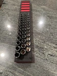 Snap-on 239sfssfr 39 Piece 3/8 Drive 6 Point Sae Socket Set In Foam 1/4-1" Red. Fixed Price $1099.95.