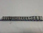 Matco #17 Piece 3/8 Drive Metric 6 Point Chrome Socket Set. Fixed Price $282.00.