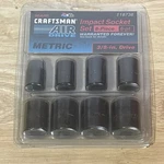Craftsman Metric Shallow Impact Socket Set 3/8 Drive 6 Point 9 18736 Usa Nos. Fixed Price $149.95.