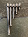 Snap-on Sx2 Sxk3 Sxk5 Sxk8 Sxk11 1/2 Drive 5 Piece Extension Set / Usa. Fixed Price $135.00.