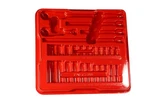 Snap-on Tools 3/8" American 27pc General Service Socket Tray Only - Red Pakty458. Fixed Price $15.00.