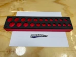 Snap-on Tools Red Foam Organizer For 22pc 3/8" Drive Sae Socket Set Fms010br. Fixed Price $149.95.