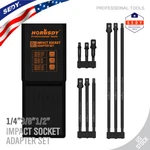 9pc Impact Power Drill Sockets Adapter Set 1/4" 3/8" 1/2" 12" 6" 3" Hex Shank. Fixed Price $19.99.