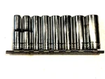Benchtop Tools 3/8 Drive Metric Deep Socket Set, 6-point, Chrome, 10mm-19mm. Fixed Price $19.99.