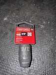 $12 Craftsman Socket, 1/2" Drive 3/8" Sae Shallow Impact Cmmt15848. Fixed Price $12.00.