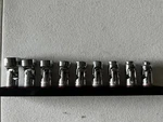 Mac Tools 9-pc. 1/4" Drive Metric Universal Socket Set - 6-pt.. Fixed Price $285.00.